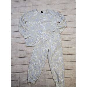 Kids Oversized Sweatshirt Art Class Blue Marble Size Small 6-6x‎ Girls